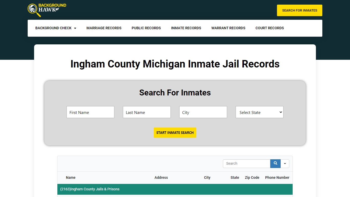 Inmate Jail Records in Ingham County , Michigan